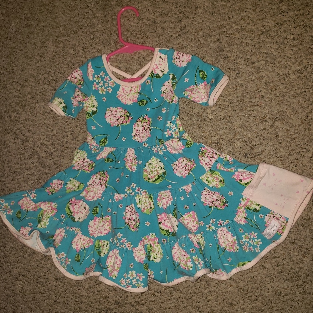 Sweet Honey Floral and Kitty Dress